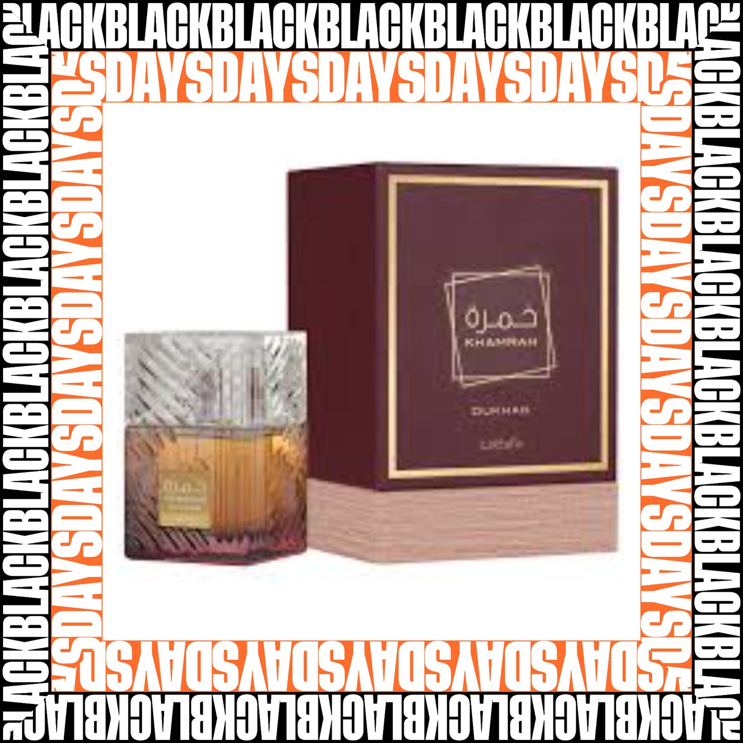 Lattafa Khamrah Dukhan x 100 BLACK DAYS - Perfume Original | Perfumería MT