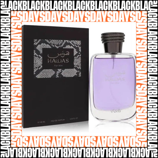 Rasasi Hawas x 100 ORIGINAL BLACK DAYS - Perfume Original | Perfumería MT